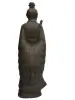 Product image 3 of the product “Standing Samurai with sword on the back. 160cm height, cast stone, hollow, handcrafted & coloured ”